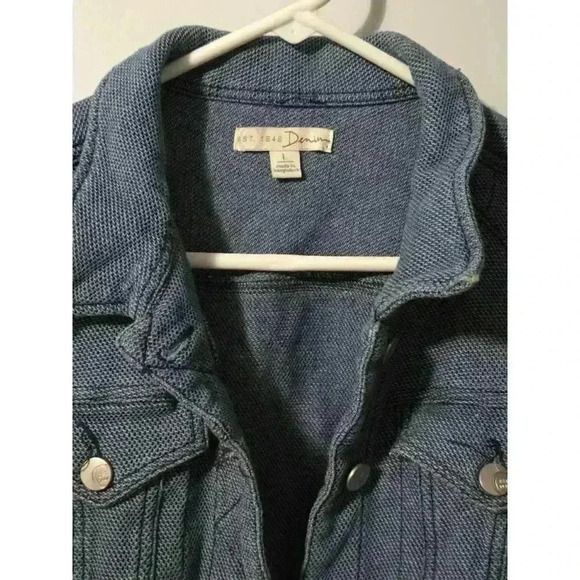 Women's St. 1948 Denim Jacket Blue L - Picture 5 of 7